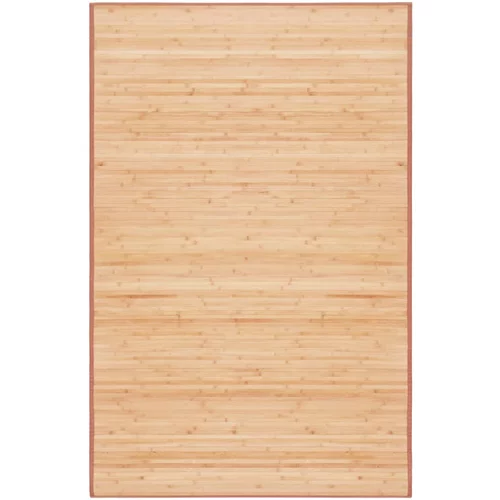 Tepih od bambusa 100 x 160 cm smeđi