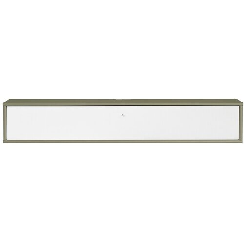 Hammel Furniture Bela/kaki zelena TV omarica 133x22x32,5 cm Mistral – Cene