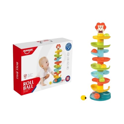 BLUEY Igračka tobogan s lopticom 069911, 60 cm, &amp;Scaron;arena Slike