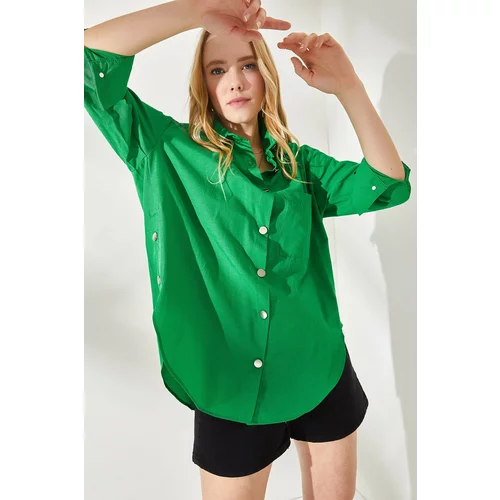 Olalook Shirt - Green - Regular fit
