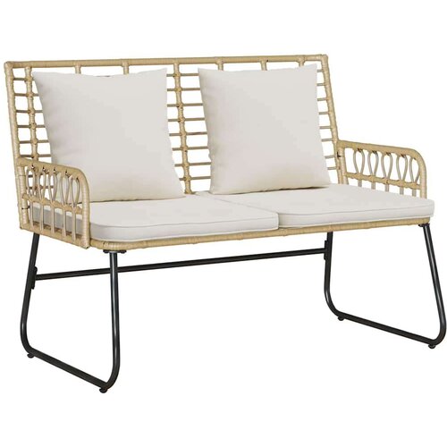 vidaXL Komplet za jedilnico v vrtu z blazino 3 pcs Črna, antracit Cene