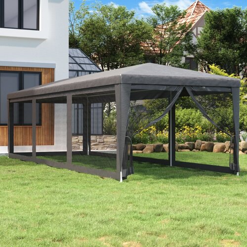 za zabave sa8 mrežastih bočnih zidova antracit 3x9 m HDPE Cene