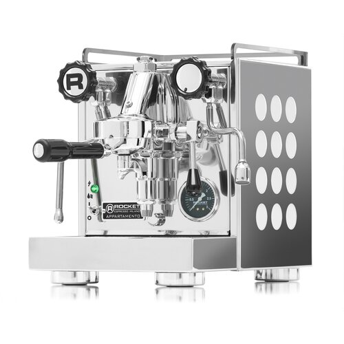 Rocket Ročna espresso naprava Appartamento iz nerjavečega jekla/bela, (5000553766) Slike