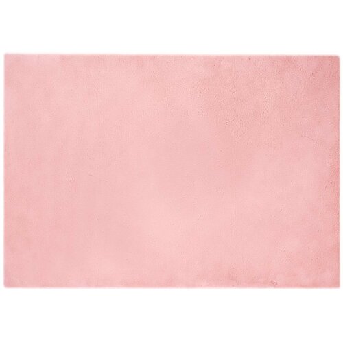  Protuklizni tepih od umjetnog zečjeg krzna OLITE Ružičasta 140 x 200 cm Slike