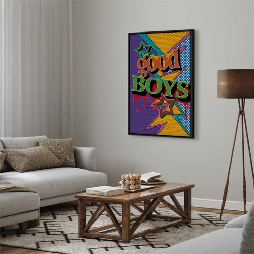  Slika - Good Boys (1 Part) Vertical 40x60 U crnom drvenom okviru Cene