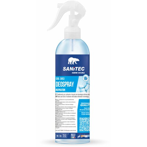 SANITEC osveživač prostorija i tkanina Deo Spray Inspiration 300ml Cene