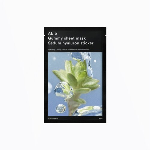 Abib Maska za lice Gummy Sheet Mask Sedum Hyaluron Sticker Slike