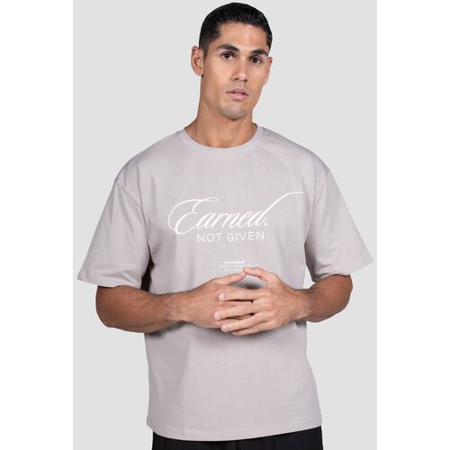 GymBeam Earned T-shirt Gray S Cene