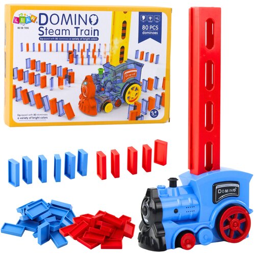 Electric Locomotive Battery Operated Domino Blocks Water Steam 80pcs Cijene