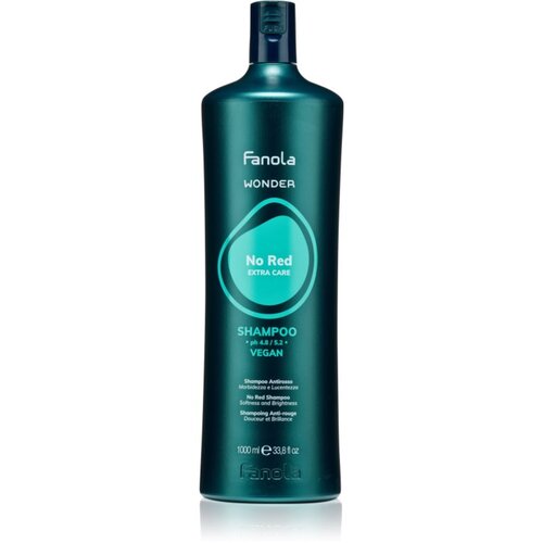 Fanola Wonder No Red Extra Care Shampoo nevtralizacijski &amp;scaron;ampon za temne lase 1000 ml Slike