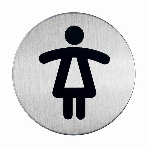 Durable piktogram - WC ženski, fi 83mm (4904) DU490423 Slike
