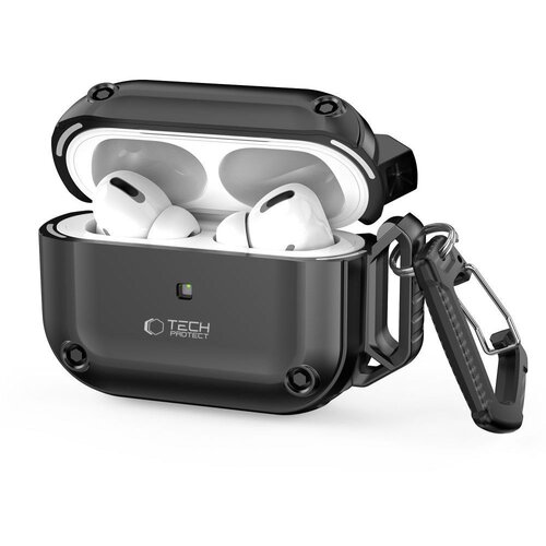 TECH-PROTECT ROUGH HOOK CASE ZA APPLE AIRPODS PRO 1/2 ČRNA, (22006302) Cene