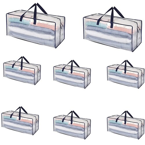INF transparentna pp tkana torba za premikanje 8-paket 8-paket, (21327084) Slike