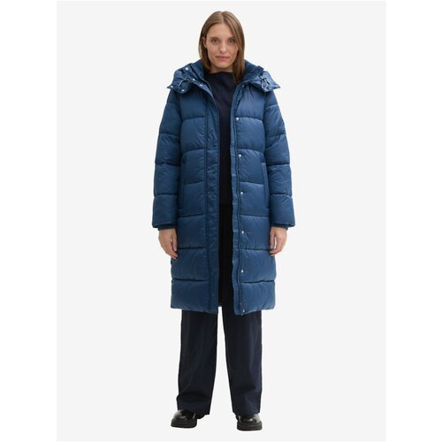 Tom Tailor Blue women's winter quilted coat - Women's Cene