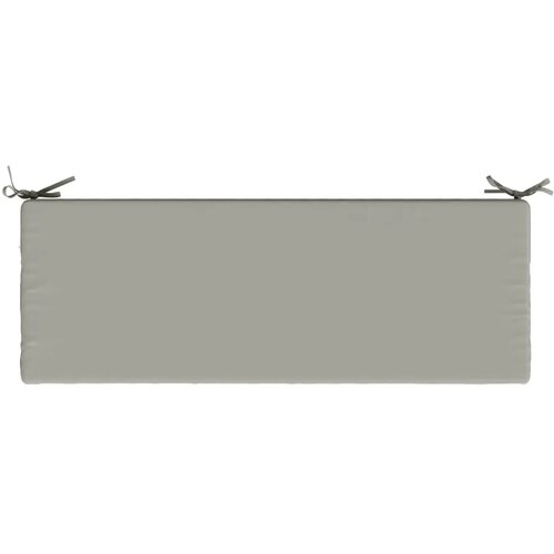  Jastučić za klupu SOEST 100% poliester Siva 120 x 40 x 8 cm - Siva 120 x 40 x 8 cm Poliester Slike