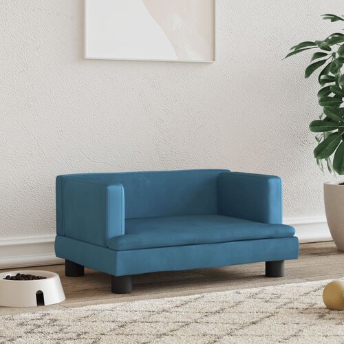 VidaXL Krevet za pse plavi 60 x 40 x 30 cm bar&amp;scaron;unasti Slike