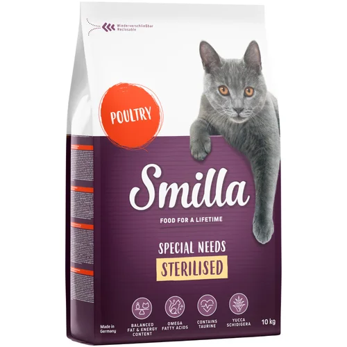 Smilla 18 + 2 kg gratis! suha hrana - Adult Sterilised perad