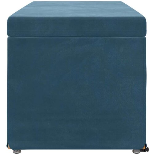  Stolica Plava 101 x 41 x 40 cm Svileni i Fino Radeći Drvo - Plava 100 cm Bar&amp;scaron;un Slike
