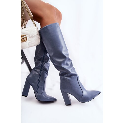 Kesi Classic Boots On A Post Blue Mayra Cene