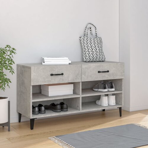 The Living Store Omarica za čevlje siva 102x35x55 cm inženirski les - Omarica Za Čevlje, (21434086) Cene