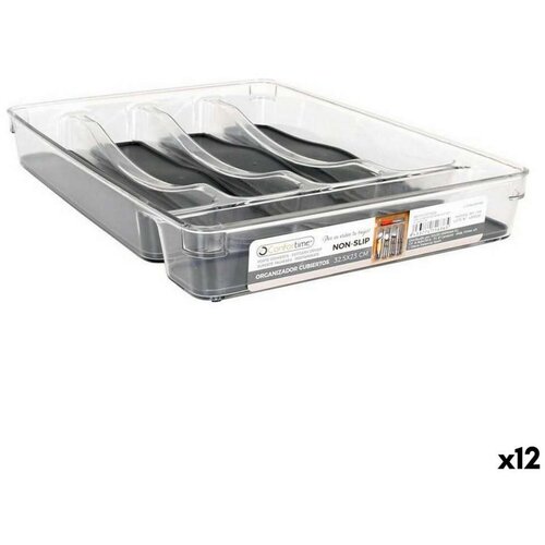 Organizator Pribora za Jelo Confortime Non Slip Pet 32 5 x 23 x 4 5 cm (12 kom.) Slike