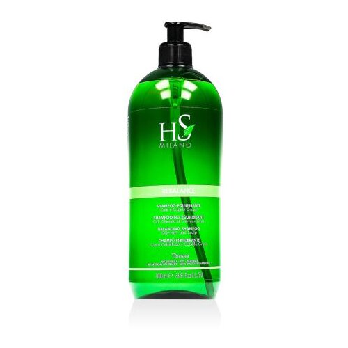 HS MILANO Rebalance Balancing Shampoo 1000 ml &amp;scaron;ampon mastni lasje unisex Slike