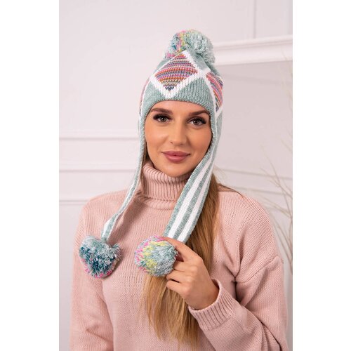 Kesi Women's cap with long ears Eunika K322 mint Cijene
