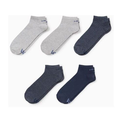 CA Basic Set muških čarapa, 5 pari, Tamnoplavo-sive Cene
