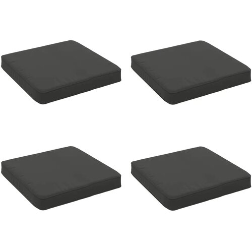 Jastučići za sjedalo od 4 dijela VUGHT 4 pcs 100% poliester - Antracit (poliester) 45 x 45 cm 4 Cijene
