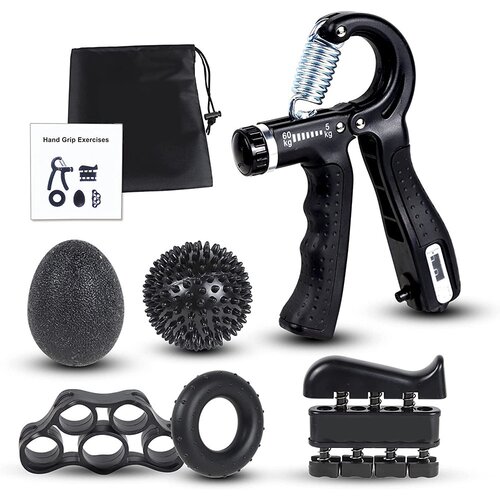INF Oprema za trening prstov in rok 6 delov Black, (21273137) Cene