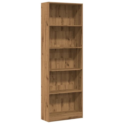 Maison Chic Knjižna omara - Knjižni regal artisan hrast 60x24x176 cm inženirski les, (21726242) Cene