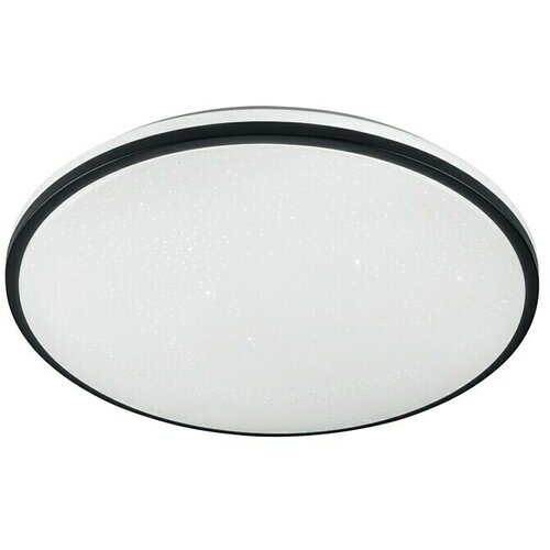 Ferotehna Okrugla stropna LED svjetiljka Lilian Sky (24 W, &amp;Oslash; x V: 38 x 6 cm, Bijelo - crne boje, Hladna bijela) Slike