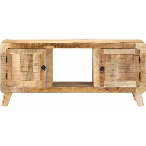  TV ormarić 105x46x32 cm puno drvo grubo mango Slike