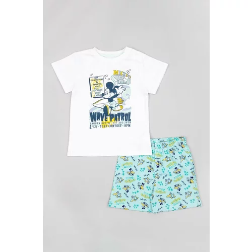Zippy Dječja pamučna pidžama x Disney boja: tirkizna, s uzorkom