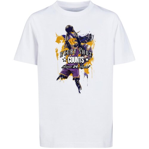 Mister Tee children's t-shirt every shot counts white Slike