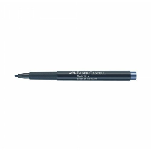 Faber-castell permanent marker metalics col 253 queen of marine 160753 Slike