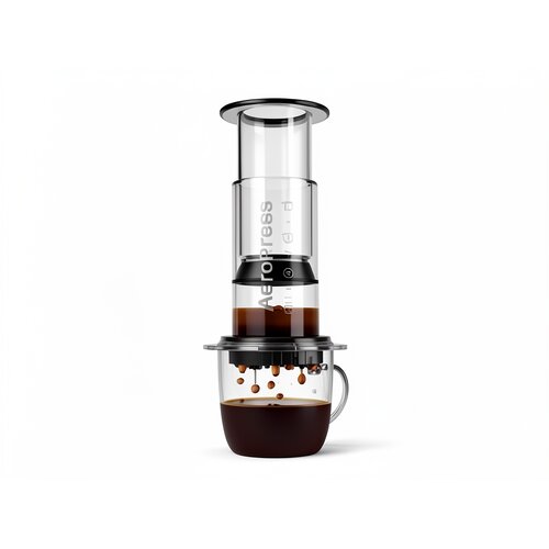 Aeropress Aparat za ručnu pripremu filter kafe Clear, Crni Slike