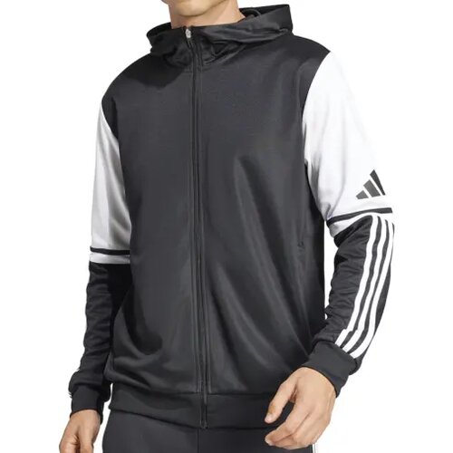 Adidas mu&amp;scaron;ki duks SQ25 Hood, Crno-beli Slike