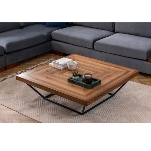 Hanah home Cora - Walnut Walnut Coffee Table O&amp;Scaron;TEĆEN Slike