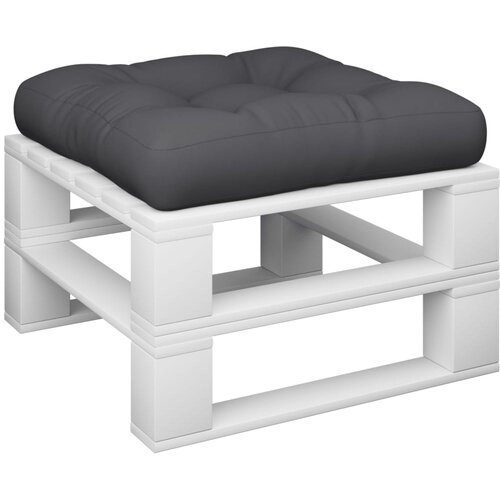  Jastuk za palete crni 58 x 58 x 10 cm od tkanine Slike