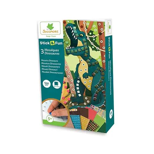 Flair Toys Stick',N Fun komplet za izdelavo mozaičnih slik - Dinozavri Cene