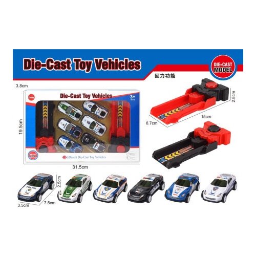  Set za igru sa 6 autića ( 063583 ) Slike