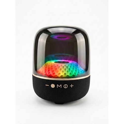  Bluetooth zvučnik sa RGB ambijentalnim osvetljenjem, Crni Cene