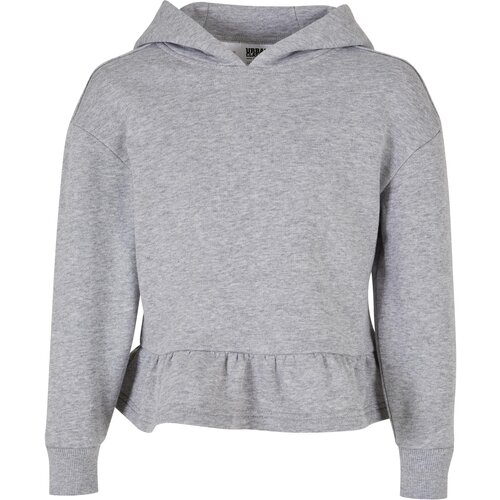 Urban Classics Kids Girls Organic Volants Hoody grey Slike