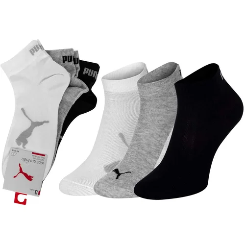 Puma Unisex's Socks 3Pack 90796102 Grey/Black/White