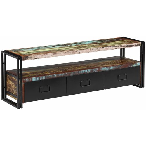 VidaXL TV omarica iz trdnega predelanega lesa 120x30x40 cm Slike