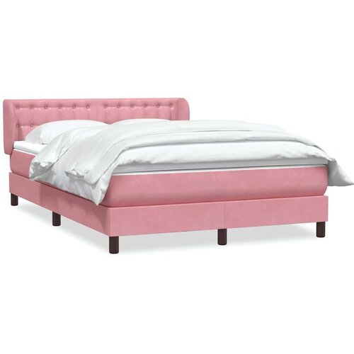  Box Spring krevet s madracem ružičasti 140x220 cm bar&amp;scaron;un Slike