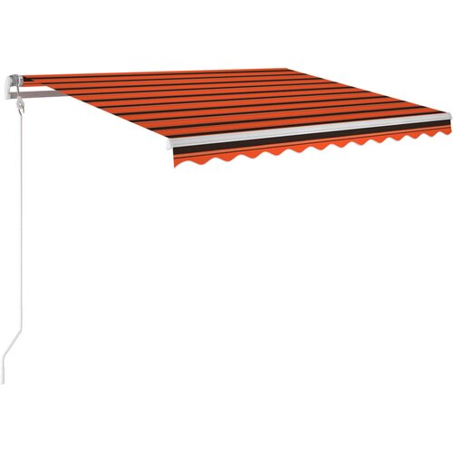  Automatska tenda sa senzorom LED 350x250 cm narančasto-smeđa Slike