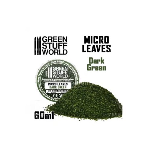 Green Stuff World micro leaves - dark green mix (15gr) Slike