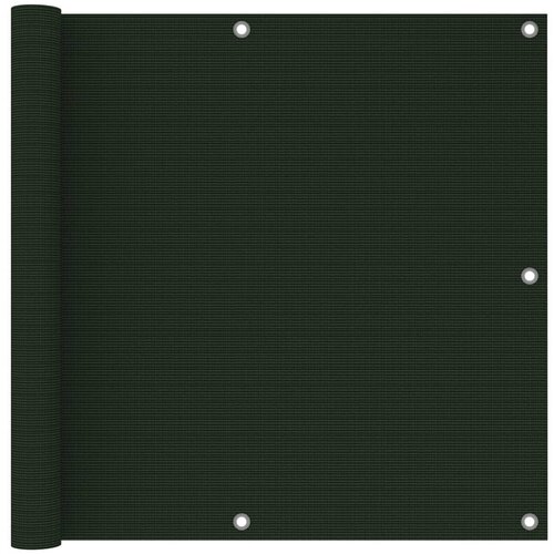VidaXL Balkonsko platno temno zeleno 90x300 cm HDPE Slike